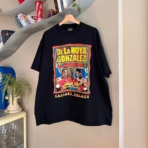 Vintage 1997  De La Hoya vs Gonzalez Boxing Promo Shirt